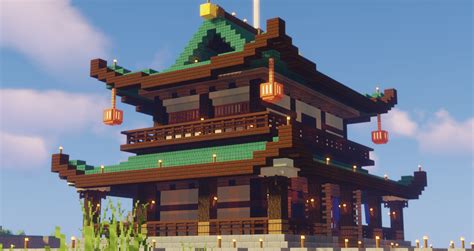 temple japonais minecraft|How To Build A Japanese Temple 